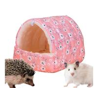 Lit pour hérisson Grotte de sommeil en peluche douce et chaude pour petit | Lit de Sommeil Hérisson pour Temps Froid Hiver à l'Intérieur Maison et Cage Lapins Phalangers Volant
