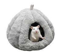 Lit pour hérisson - grotte d'hiver semi-fermée en coton à suspendre pour hamster - Chinchilla, petit animal, furet, oiseau, petite espèce pour la maison, la chambre à coucher, le salon