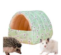 Lit pour hérisson Nid Caverne de Sommeil en Peluche Épaissie, Douce et | Lit de Sommeil Hérisson pour Lapins Phalangers Furets Chinchillas Cochons d'Inde Cage Maison Intérieur