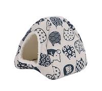 Lit pour la Maison de la Cheville, Levier Confortable Doux Hiver Hiver pour Le Ferry pour la Cavia pour Chinchillino (tête de Chat Blanc)