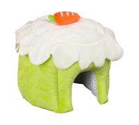 Lit pour lapin - Nid de furet suspendu en forme de gâteau - Maison de chinchilla sans fond, pour hamster, chinchilla lapin, furet, gerbille