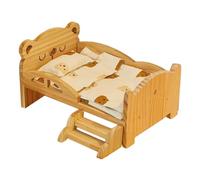 Lit Pour Les Chinchillas - Meuble en Bois pour le Sommeil des Petits Animaux de Compagnie,Lit Bas En Bois Pour Les Gerbilles - pour Gerbille Naine Hérisson Hamster Chinchilla Lapin Furet Cochon d'Inde