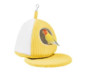 Lit pour oiseau de cage Hamac Grotte Habitat Petits Moyens Animaux | Nid Chaud Maison Oiseau Lit Perroquet pour Intérieur Extérieur Perroquet Ara Gris d'Afrique Inséparable Petit Anima