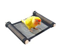 Lit pour Oiseau de Cage respirante à séchage rapide et jouet flottant | Hamac-lit de sommeil Pour se tenir debout, et jouer, perruche calopsitte, conure, canari, inséparable