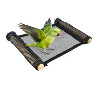 Lit pour Oiseau de Cage Respirante Flottante Séchant Rapidement Accessoires | Hamac Lit Pour Perroquet Pour se tenir debout, et jouer, perruche calopsitte, conure, canari, ins