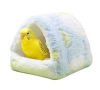 Lit pour oiseau, nid thermique en peluche, maison d'hiver douillette avec intérieur doux et chaud pour un sommeil confortable, convient pour colibri, perroquet, perruche, calopsitte, soins à domicile