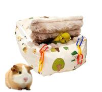 Lit pour oiseaux pour cage - Accessoire de cage à animaux en peluche - Maison coupe-vent avec fermeture éclair - Nid d'oiseau doux et confortable - Hamac suspendu pour petits oiseaux - Pour pigeons