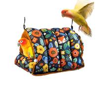 Lit pour oiseaux pour cage, maison confortable et douce, pliable, calopsitte, hamac | pour canaris inséparables, perruches, hamsters, intérieur, hiver, temps froid, dormir