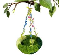 Lit pour perroquet - Lit balançoire conure - Nid d'oiseau chaud pour l'hiver - Hamac pour pinson, cage en peluche pour aras, perruches, calopsittes, cacatoès, inséparables