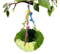 Lit pour perroquet, tapis de lit conure | Nid d'oiseau chaud pour cage en peluche pour perroquet, hamac, maison d'élevage pour perruche, inséparable, cacatoès