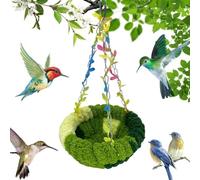 Lit pour perruches | Lit balançoire conure, nid d'oiseau chaud pour l'hiver, hamac en peluche pour aras, perruches, calopsittes, cacatoès, inséparables