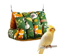 Lit pour perruches - Maison pliable confortable et douce - Hamac pour oiseaux d'hiver Grotte pour lit - Pour l'hiver climat froid repos en intérieur élevage inséparables dormant inséparables Pinson