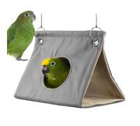 Lit pour Perruches - Tente pour Oiseaux, Lit De Maison Nid D’Oiseau | Nid Chaud, Cabane De Hangar, Grotte pour Perroquets, Cachette Respirante pour Gris Africain, Conure, Perroquet Pivoine