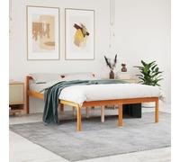 Vidaxl Lit Pour Personne Âgée Sans Matelas 150x200 Cm Bois Pin Massif Marron