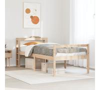 Lit pour Personne Âgée et Tête de Lit Adulte Chambre Bois Pin Massif vidaXL