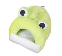 Lit pour petit animal - Abri doux en poils de lapin | Grotte portable pour gerbille, hérisson, chinchilla, maison chaude en peluche pour le confort des animaux de compagnie dans la cage, les