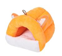 Lit pour petit animal, lit pour hamster, lit pour hamster, ours dorés, lit de couchage pour animal de compagnie, lit d'hiver chaud, accessoires pour hérisson, chinchilla hamster et petits animaux
