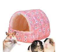 Lit pour petits animaux Grotte de sommeil en peluche douce et chaude pour | Lit maison hérisson Lapins, sugar gliders, furets, chinchillas, cochons d'Inde, temps froid