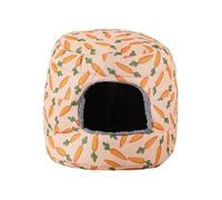 Lit pour petits animaux - Petite maison pour cochon d'Inde - Maison pour hamster - Pliable - En peluche - Pour cochon d'Inde, écureuil, sucre