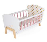 Janod Candy Chic ´s Bed Doll Blanc,Rose 3-6 Years