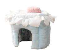 Lit Rabbit - Maison de Couchage à Lapin Confortable, Tunnel de Hamster en Forme de gâteau | Petit Animal de Compagnie Hideaway pour cobayes, furets et Lapins, Grotte Petit Animal de Compagnie