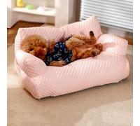 Lit rafraîchissant for animaux de compagnie en soie glacée, canapé-lit respirant et lavable for chien, canapé d'été en soie glacée fraîche, lit for animaux de compagnie amovible et lavable, lits for a