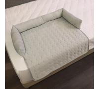Lit rafraîchissant pour chien et chat - Durable - Base antidérapante respirante avec traversin en forme de U - Lavable en machine - Pour chiens et chats en été chaud - B 70 x 70 cm