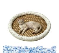 Lit Rafraîchissant Pour Chien - Tapis D'extérieur Rond Respirant Pour