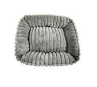 Lit rectangulaire en Peluche for Chien, Tapis Chaud d'hiver, Petit, Moyen et Grand, chenil for Chiot, Coussin, Accessoires de canapé for Animaux Compagnie(Gray,M 60X50CM)