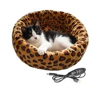 Lit réglable pour chat - Tapis auto-chauffant, literie d'intérieur d'hiver, couche en peluche douce avec base antidérapante, canapé-lit, lit d'hiver pour chaton, chiot, lapin, chats, animaux de