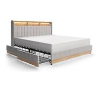 Lit rembourré Nura 51720 Gris