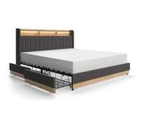 Lit rembourré Nura 51721 Anthracite G