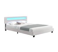 Lit rembourré Paris Blanc 160 x 200 cm