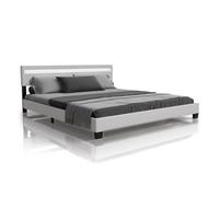 Lit rembourré Paris Blanc 180 x 200 cm