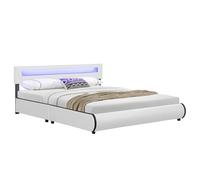 Lit rembourré Sevilla Blanc 180 x 200 cm