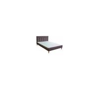 Lit Rembourre Tissu Lit Lit 140 X 200 Brun