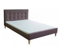 Lit Rembourre Tissu Lit Lit 140 X 200 Brun