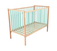 Lit En Bois 70x140 Cm Rémi Hybride Vert Mint - Combelle Vert