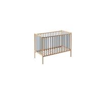 Lit En Bois 70x140 Cm Rémi Hybride Bleu Gris - Combelle