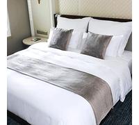 Lit Renner Chemin De Lit Couvre-lits Drapeau De Lit Luxe Velours Strass Literie Écharpe Protecteur Haut De Gamme Doux Couverture De Lit Maison Hôtel Salle Mariage Décoration Lit Queue Serviette