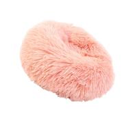 Lit rond en peluche pour petit animal de compagnie, doux et chaud - Coussin épais pour hamster et cochon d'Inde