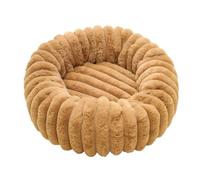 Lit rond pour chien - Tapis en peluche confortable et lavable | Plancher intérieur confortable pour animal domestique privé pour repos et couchage pour chiens, convient pour chambre à coucher