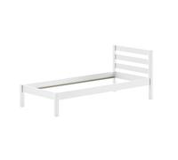 Lit simple 90x200 PIno blanc Blanc G
