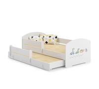 Lit simple avec gigogne Luk 160x80