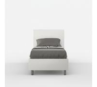 Lit simple avec rangement 80x190 lattes moderne chambre enfants Adele S