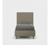 Lit simple avec rangement 80x190 tête de lit chambre enfant moderne Focus S