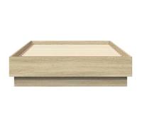 Lit simple Cadre de lit - BURKE - sans matelas - avec lumières LED - 1 PLACE - 90x190 cm LE1051