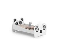 Lit simple enfant PANDA 140 avec matelas Multicolore G