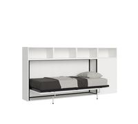 Lit simple escamotable horizontal Kando avec matelas composition A