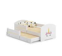 Lit simple gigogne lukas 160x80 licorne